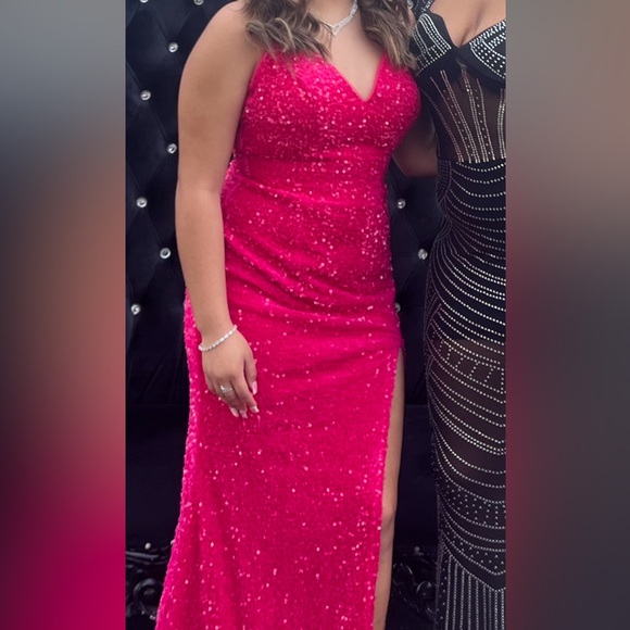 Pink formal Dress Sz 6 - Picture 2 of 4